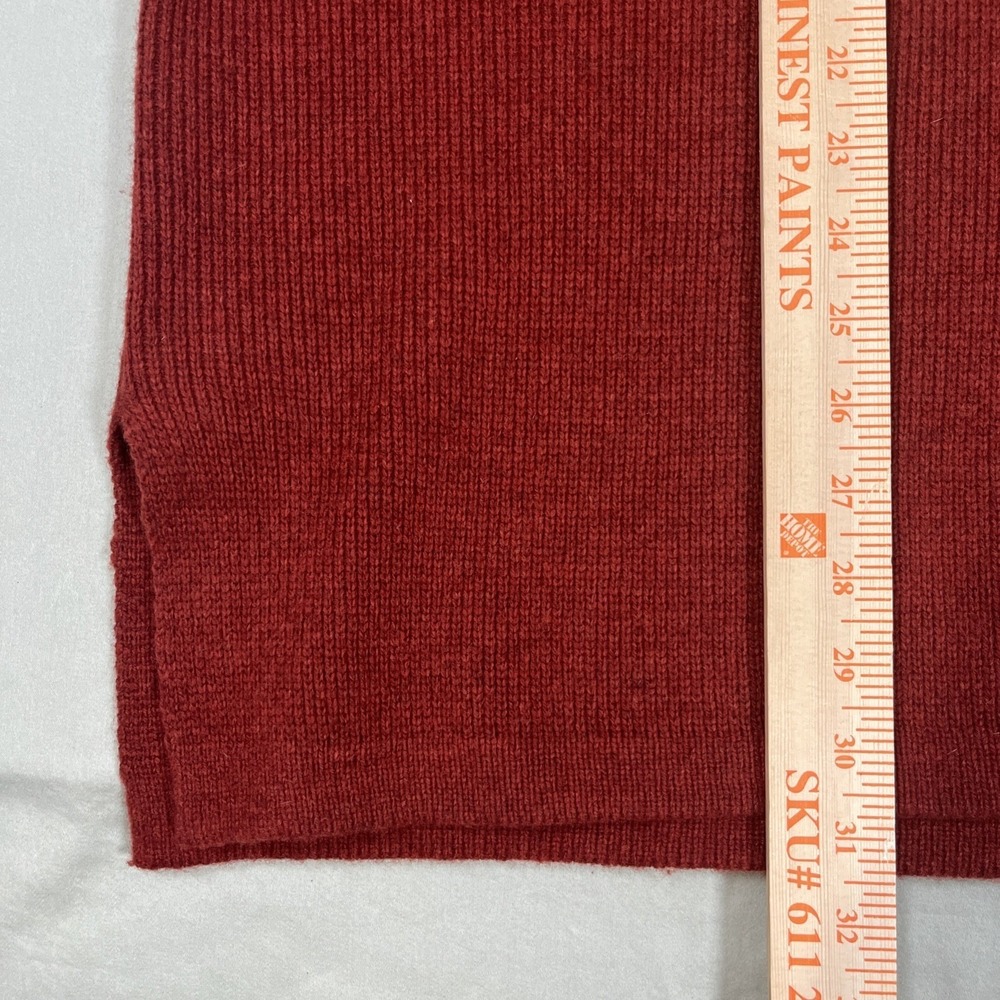 Pendleton Women's XL Sweater Red Lambswool Blend Southwest Aztec Geometric Print - Picture 11 of 13